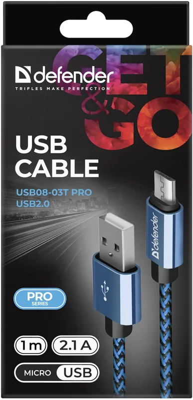 Defender - USB cable USB08-03T PRO USB2.0