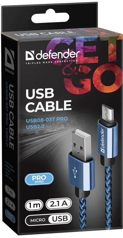 Defender - USB cable USB08-03T PRO USB2.0