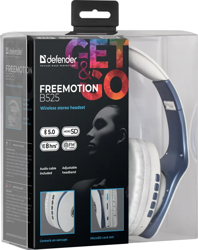 Defender - Wireless stereo headset FreeMotion B525