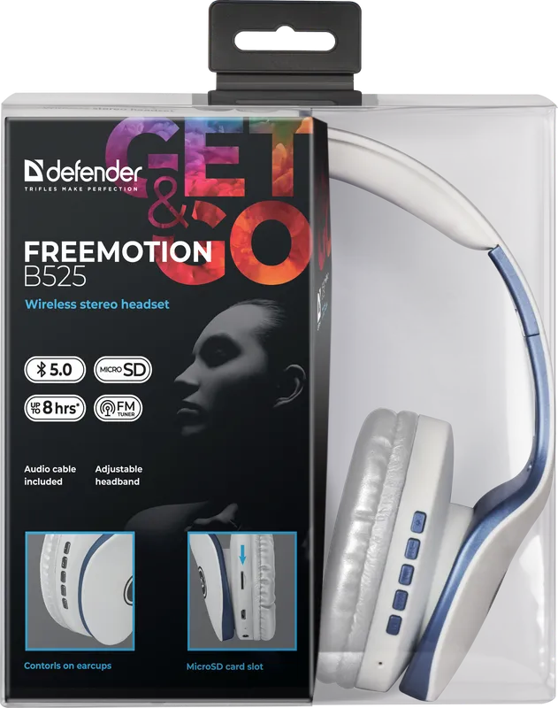 Defender - Wireless stereo headset FreeMotion B525