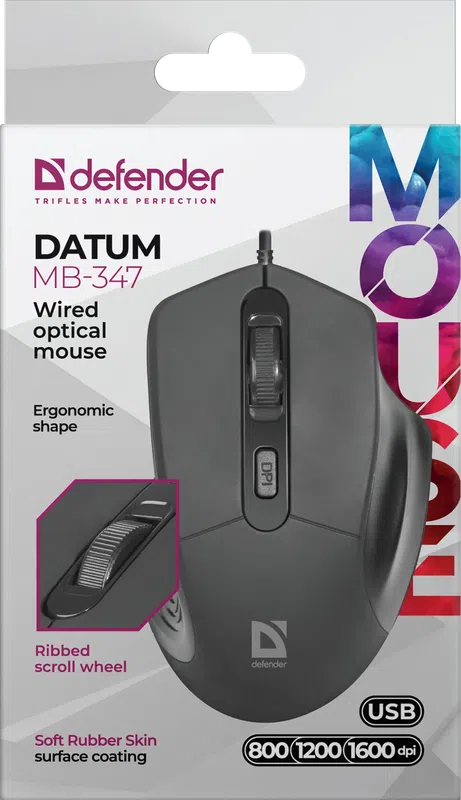 Defender - Wired optical mouse Datum MB-347