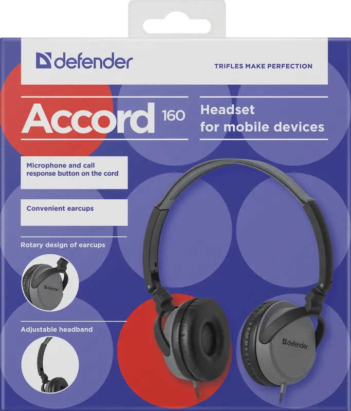 Defender - Headset for mobile devices Accord 160