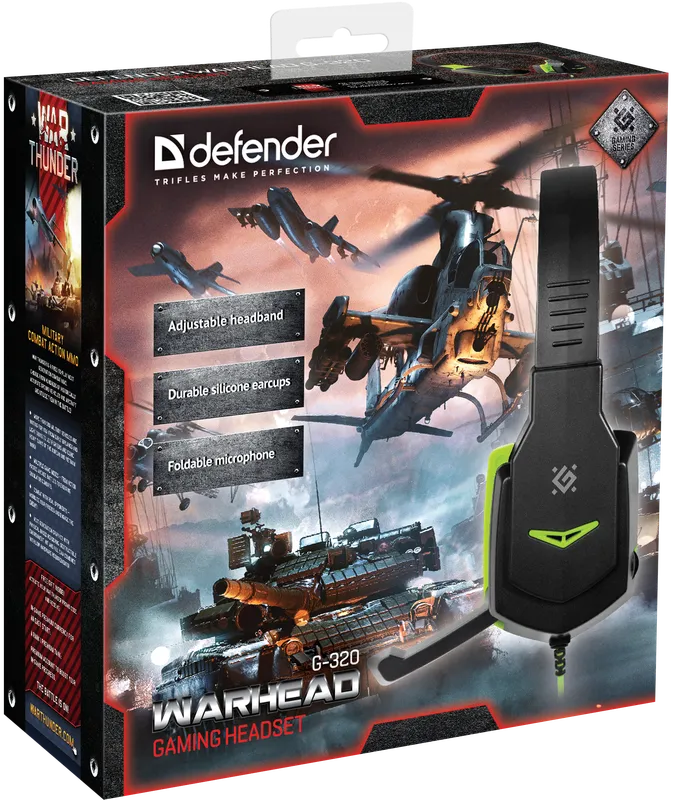 Defender - Gaming headset Warhead G-320