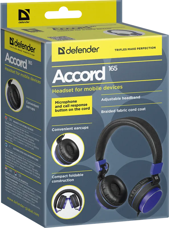 Defender - Headset for mobile devices Accord 165