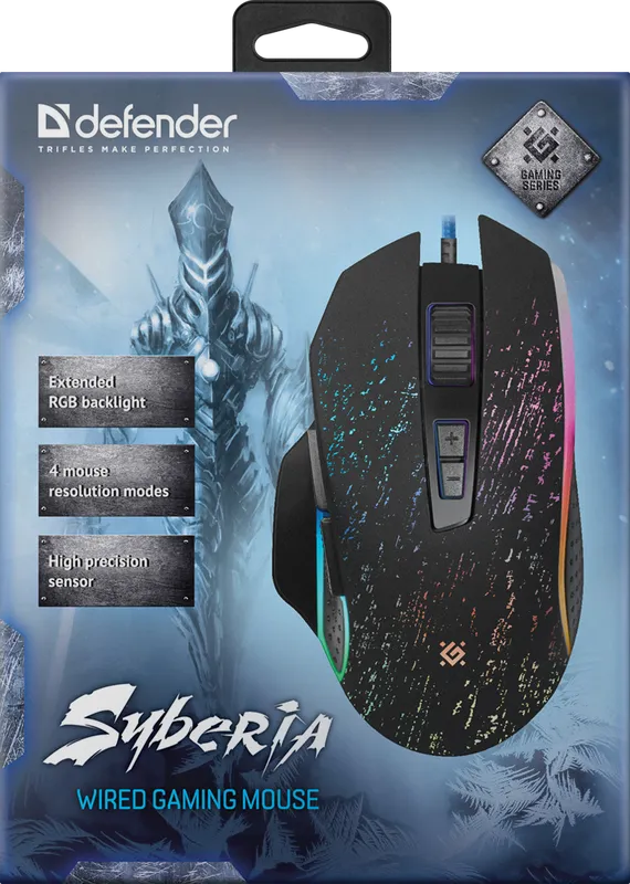 Defender - Wired gaming mouse Syberia GM-680L