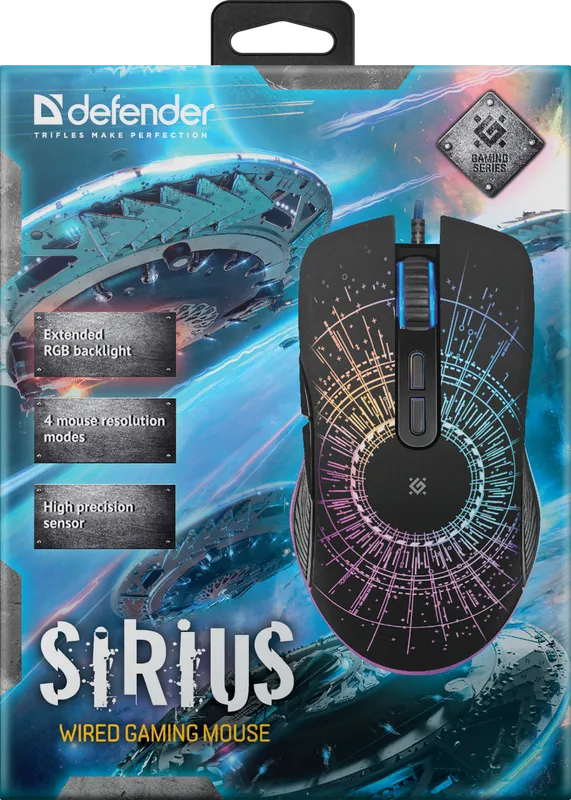 Defender - Wired gaming mouse Sirius GM-660L