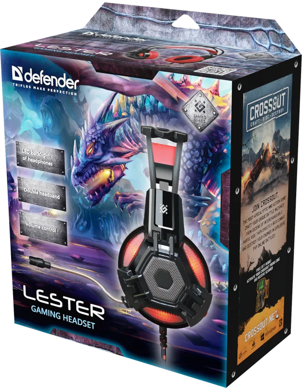 Defender - Gaming headset Lester