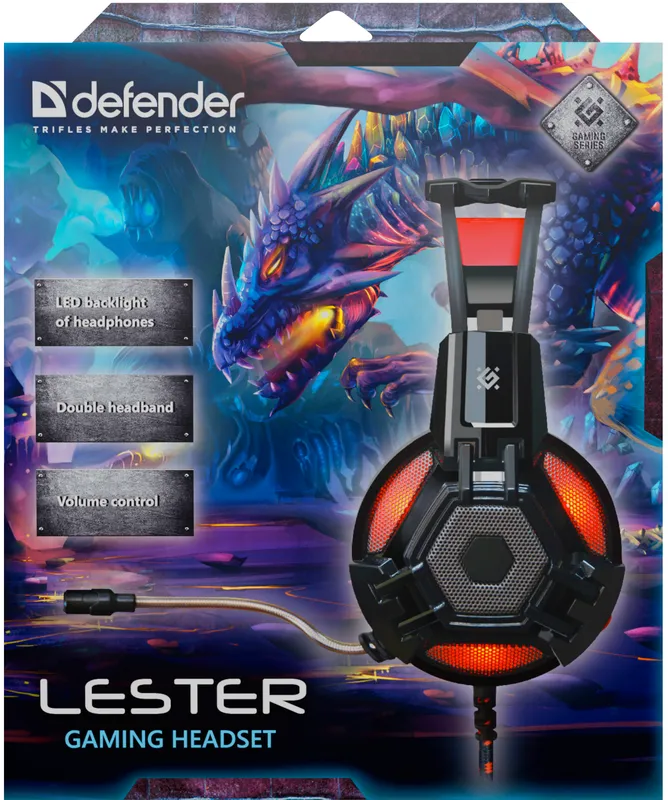 Defender - Gaming headset Lester