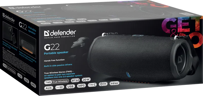 Defender - Portable speaker G22