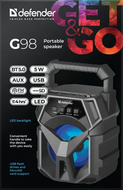 Defender - Portable speaker G98