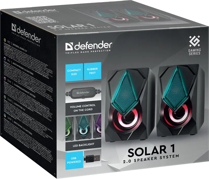 Defender - 2.0 Speaker system Solar 2