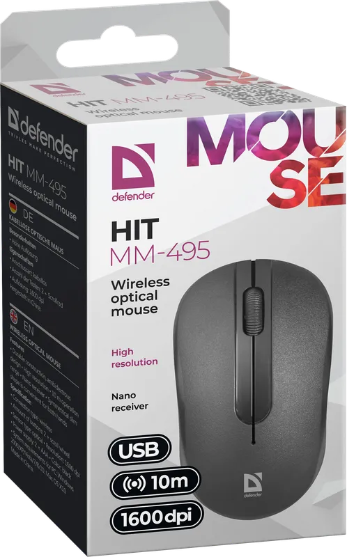 Defender - Wireless optical mouse Hit MM-495