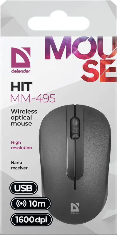 Defender - Wireless optical mouse Hit MM-495