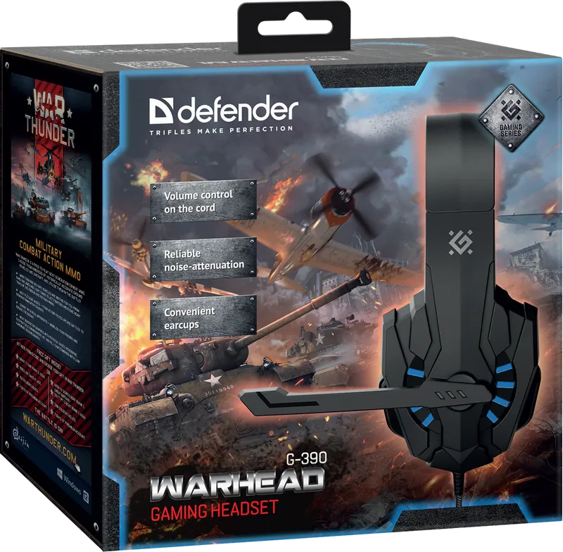 Defender - Gaming headset Warhead G-390