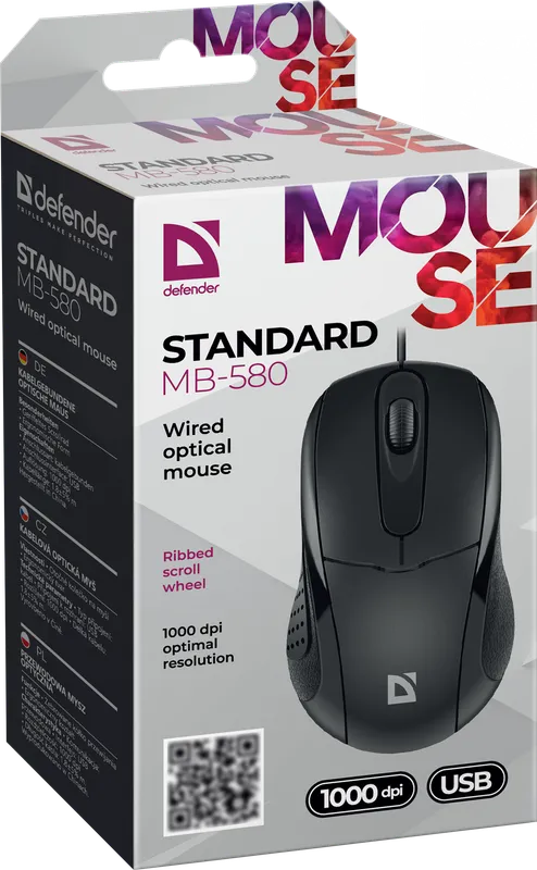 Defender - Wired optical mouse Standard MB-580