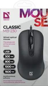 Defender - Wired optical mouse Classic MB-230
