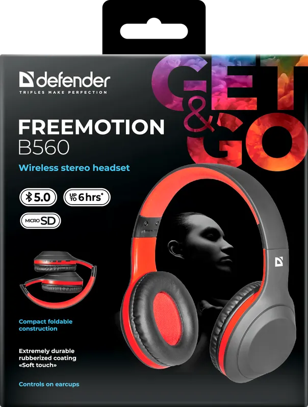 Defender - Wireless stereo headset FreeMotion B560