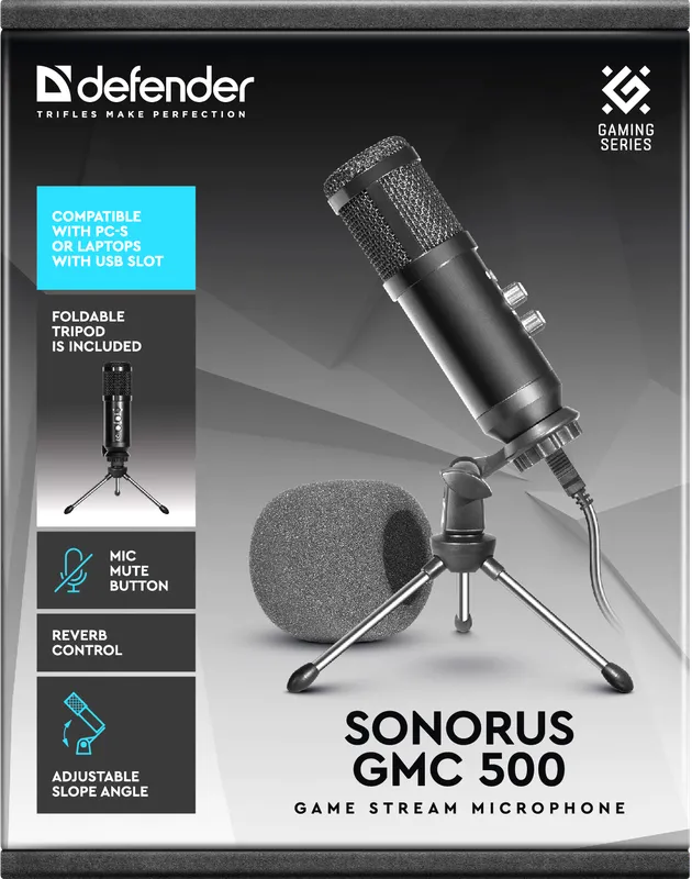 Defender - Gaming stream microphone Sonorus GMC 500