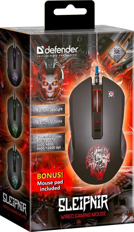 Defender - Wired gaming mouse Sleipnir GM-927