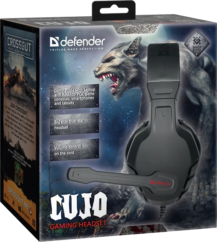 Defender - Gaming headset Cujo