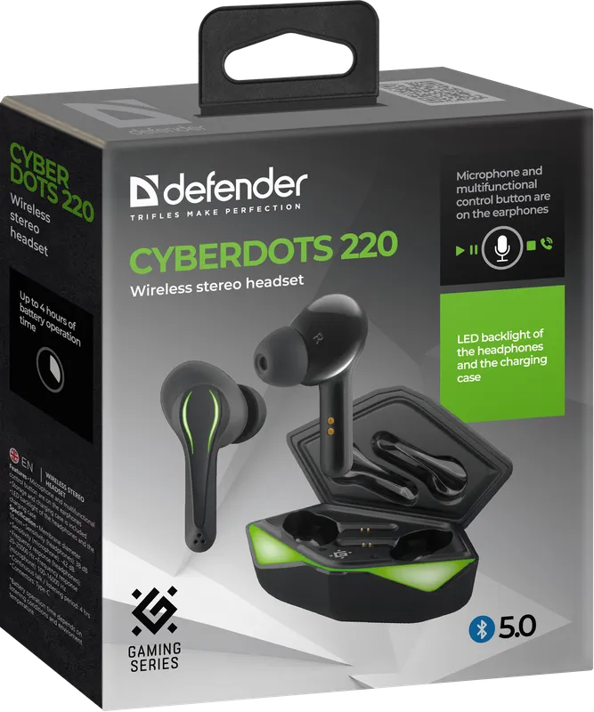 Defender - Wireless stereo headset CyberDots 220