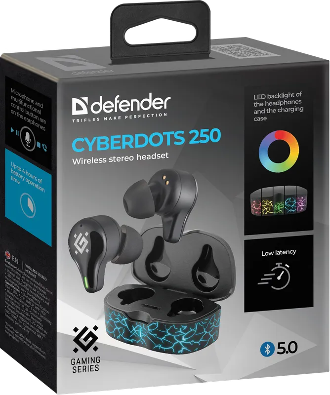 Defender - Wireless stereo headset CyberDots 250