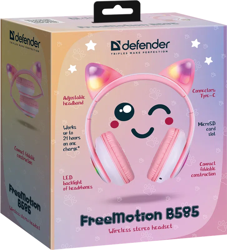 Defender - Wireless stereo headset FreeMotion B585