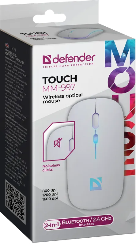 Defender - Wireless optical mouse Touch MM-997