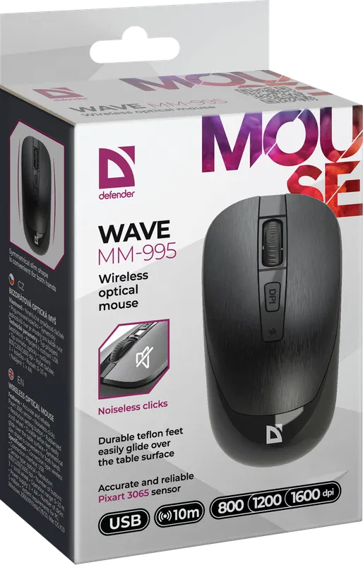 Defender - Wireless optical mouse Wave MM-995