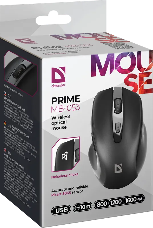 Defender - Wireless optical mouse Prime MB-053