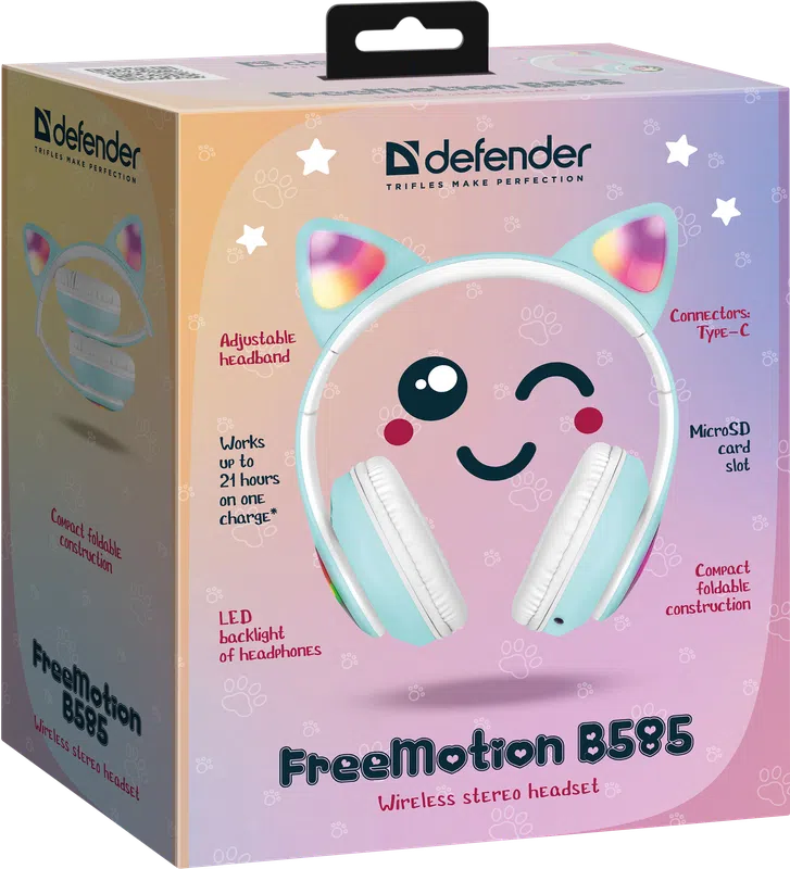 Defender - Wireless stereo headset FreeMotion B585