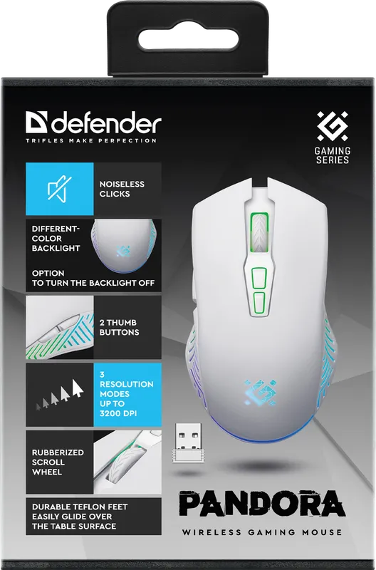 Defender - Wireless gaming mouse Pandora GM-502