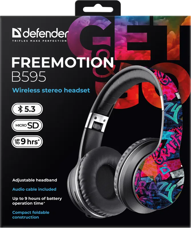 Defender - Wireless stereo headset FreeMotion B595