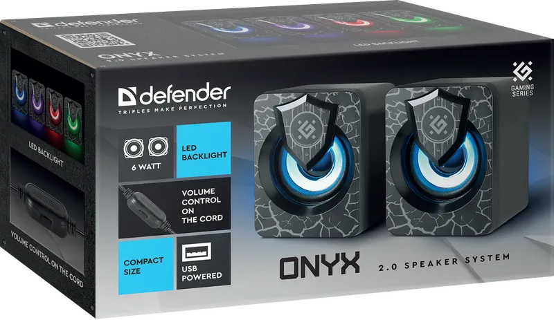 Defender - 2.0 Speaker system Onyx