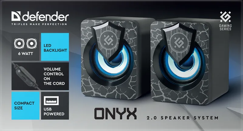 Defender - 2.0 Speaker system Onyx