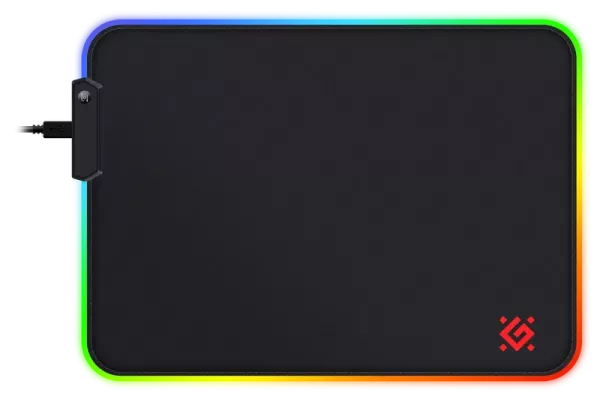 Defender - Gaming mouse pad Black L Light Defender - Gaming mouse pad Black L Light