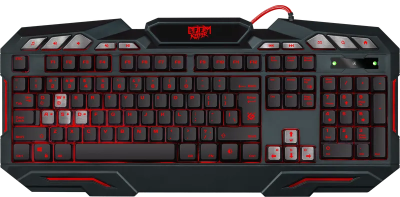 Defender - Wired gaming keyboard Doom Keeper GK-100DL