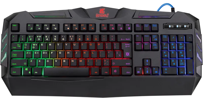 Defender - Wired gaming keyboard Werewolf GK-120DL